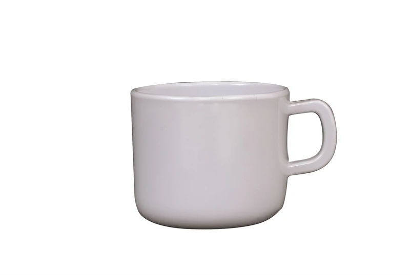Genware NEV-MEL7SC Melamine Cup, 7 oz., White (Pack of 12)