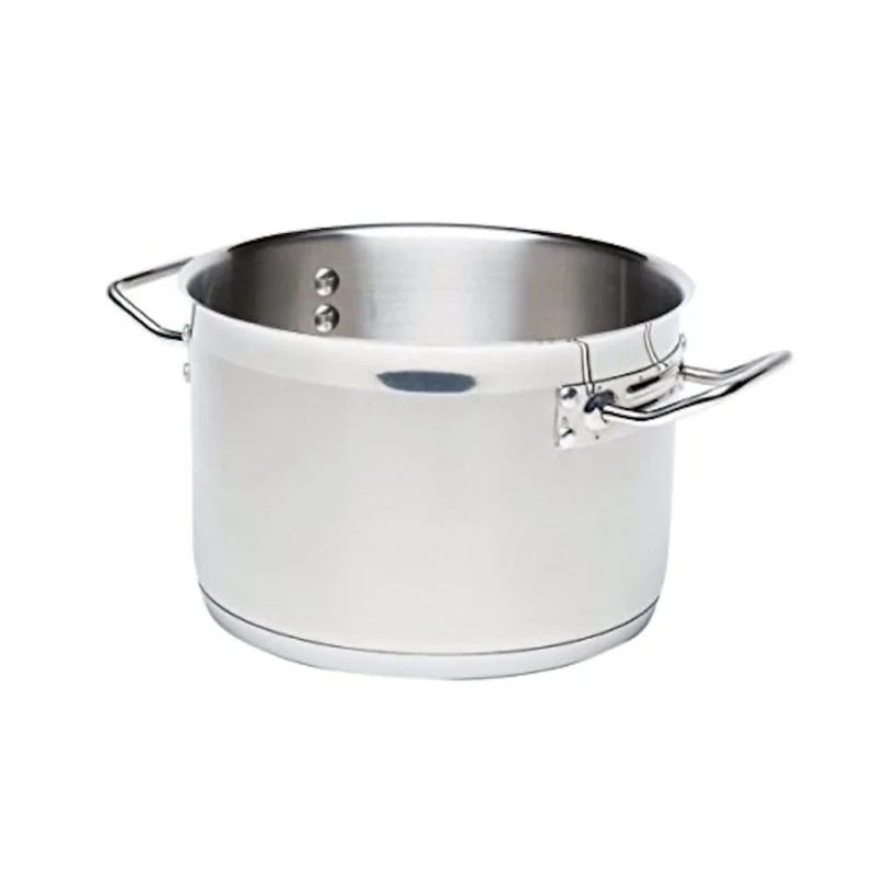Genware 1120-04 Stew Pan Without Lid, 4.4L Capacity, 20 cm Diameter, 14 cm Height