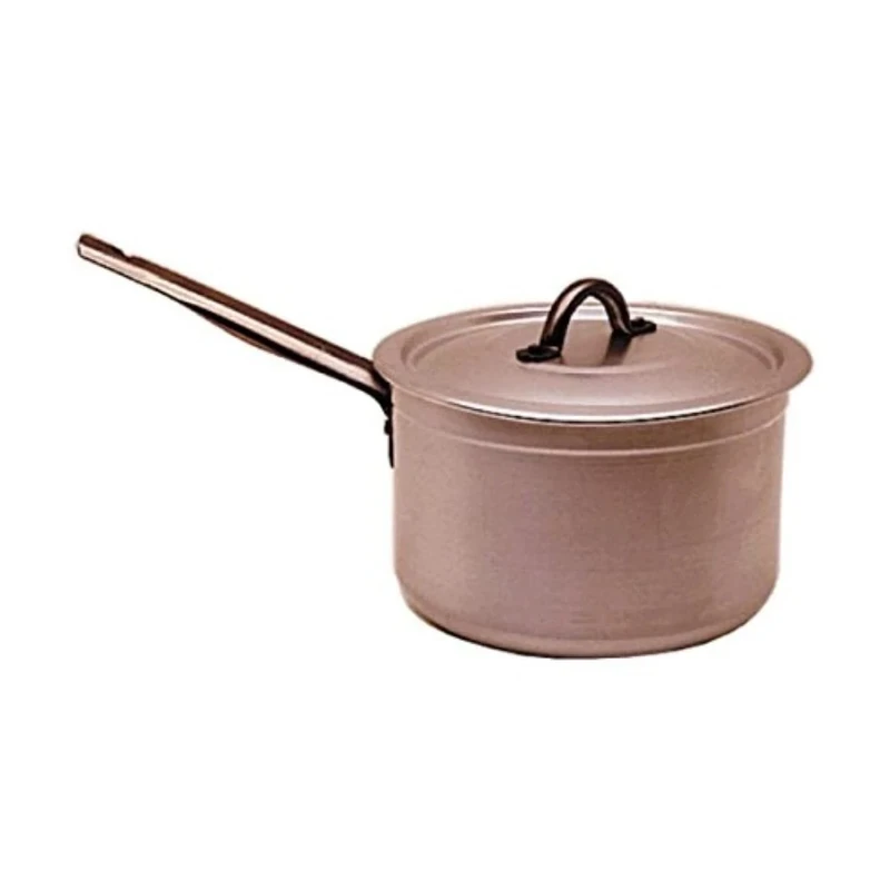 Genware NEV-707-24 Saucepan And Lid, 24 cm, 7 L