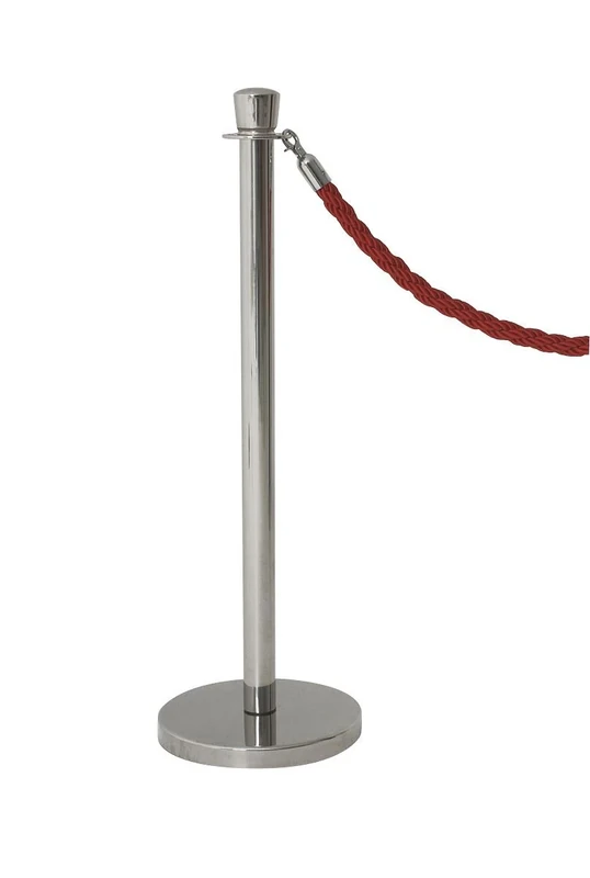 Genware NEV-BP-RPE Stainless Steel Barrier Post (Pack of 2)