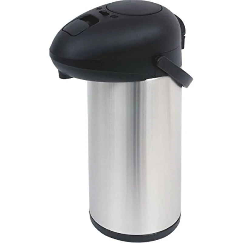 Genware NEV-V5000 Vacuum Pump Pot, Stainless Steel, Unbreakable, 5.0 L