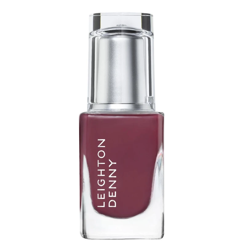 LEIGHTON DENNY Crushed Grape Nail Polish, High Performance Nail Colour, Purple Nail Varnish 12ml