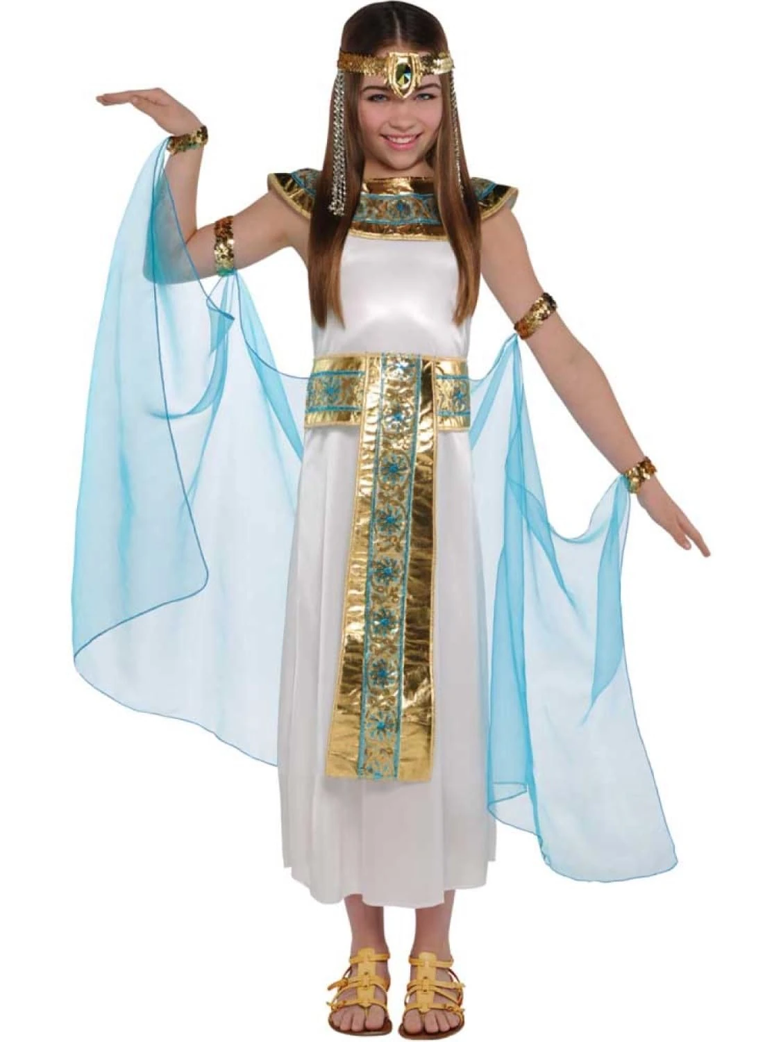 amscan set high (PKT) (996277) Child Girls Cleopatra Costume (6-8yr)