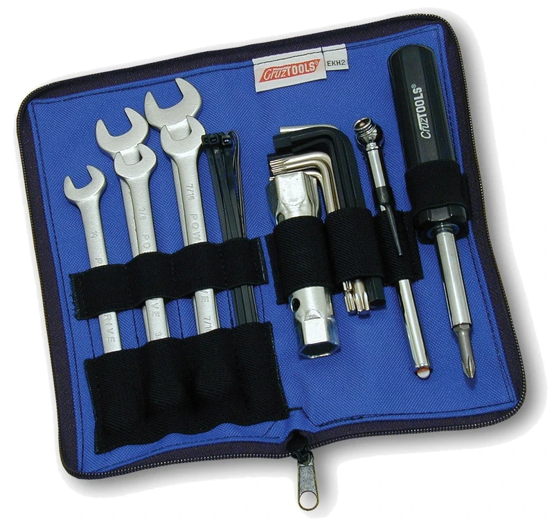 Cruztools EKH2 EconoKIT H2 Tool Kit for Harley-Davidson Motorcycles, black