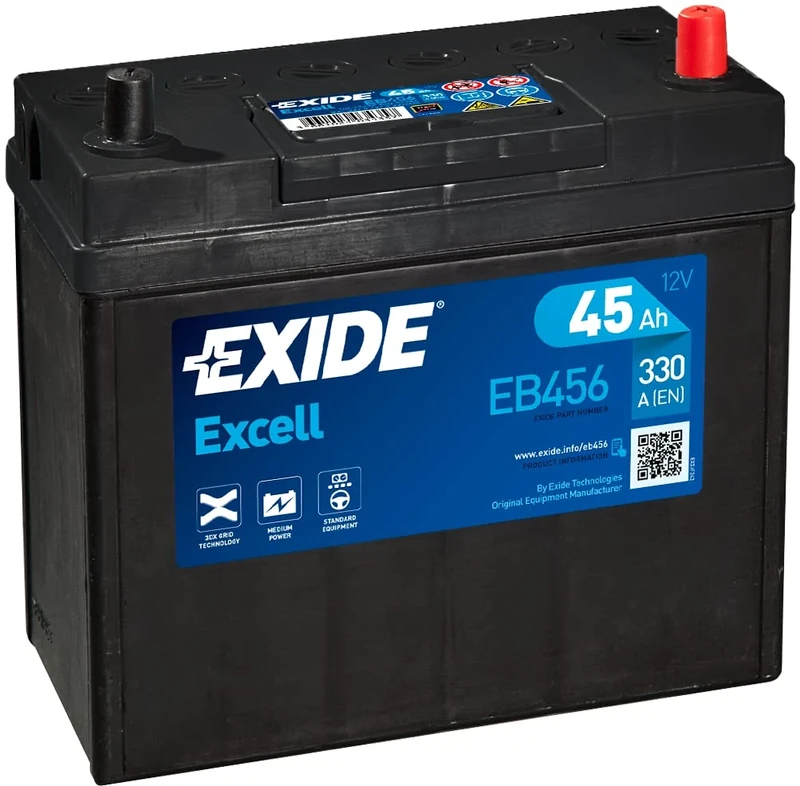 Exide Eb456 Starter Battery 45 Ah
