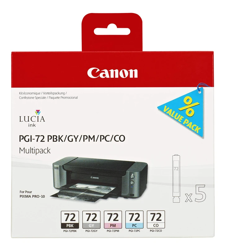 Canon 6403B007 Inkjet Cartridge - Black/Yellow/Magenta/Cyan