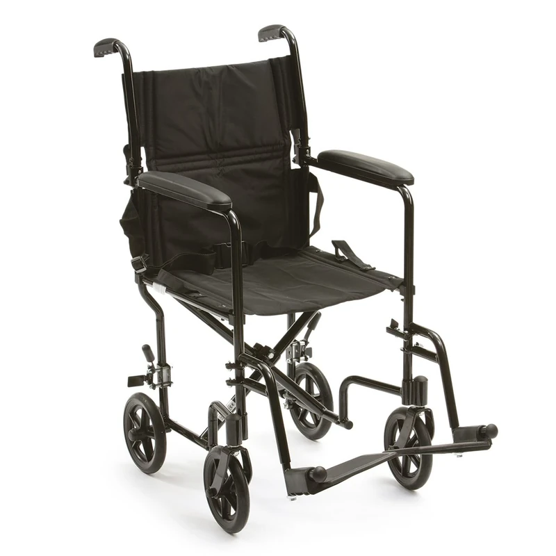 Drive Devilbiss Lightweight Aluminium Foldable Travel Chair, 19 Inch Seat Width