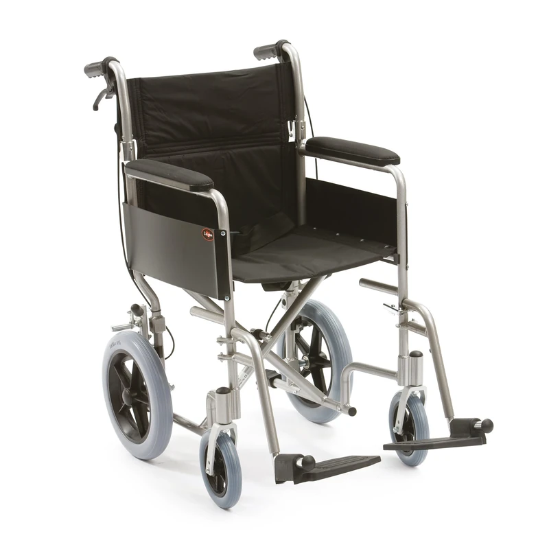 Drive Devilbiss Enigma Aluminim Transit Folding Wheelchair with 18 Inch Seat Width