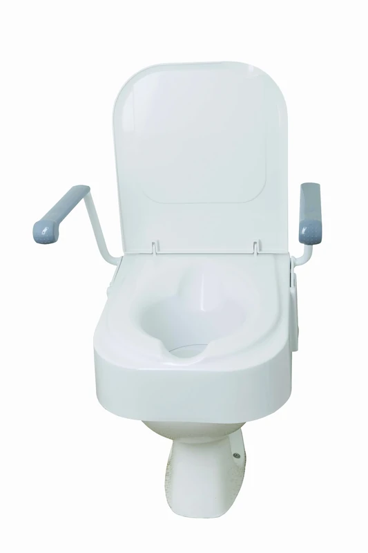 Drive Devilbiss Raised Toilet Seat with Flip Up Arms