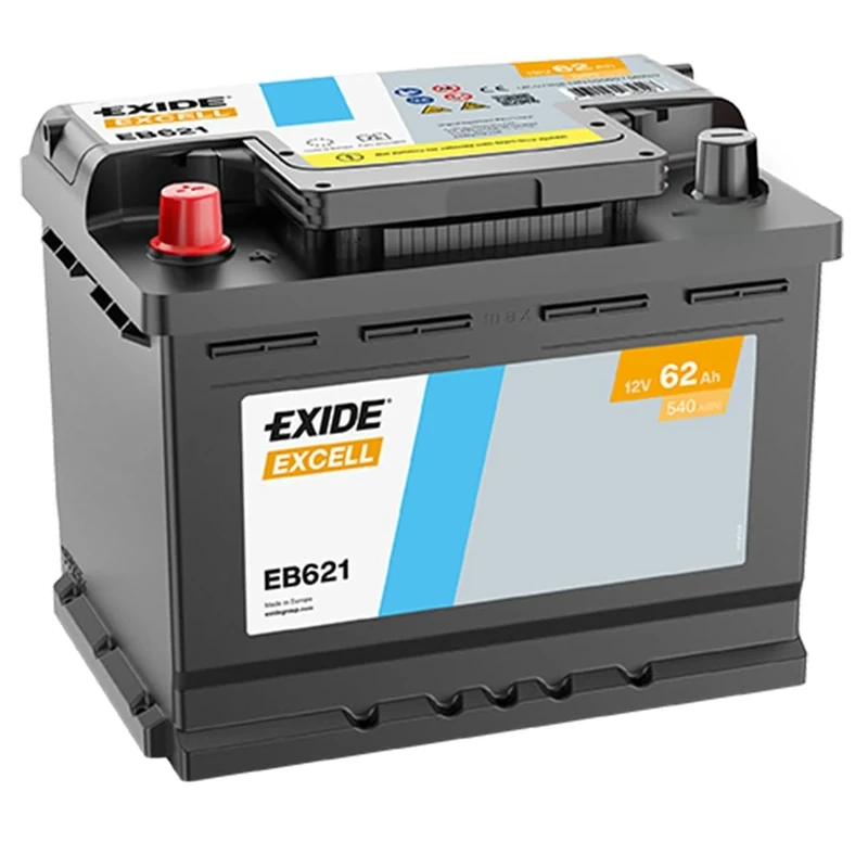 Exide Eb621 Starter Battery 62 Ah