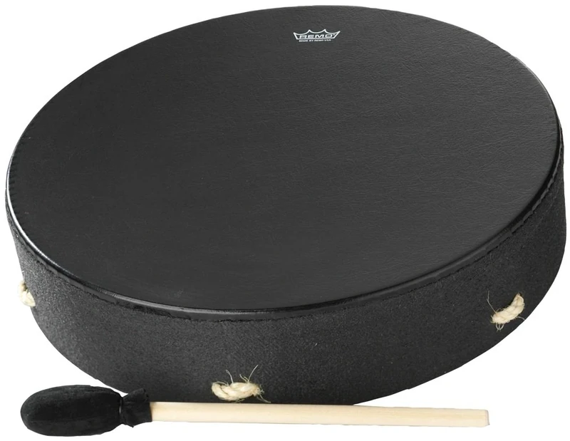 REMO World Percussion Buffalo E1-1316-BE 16" Drum Black Earth