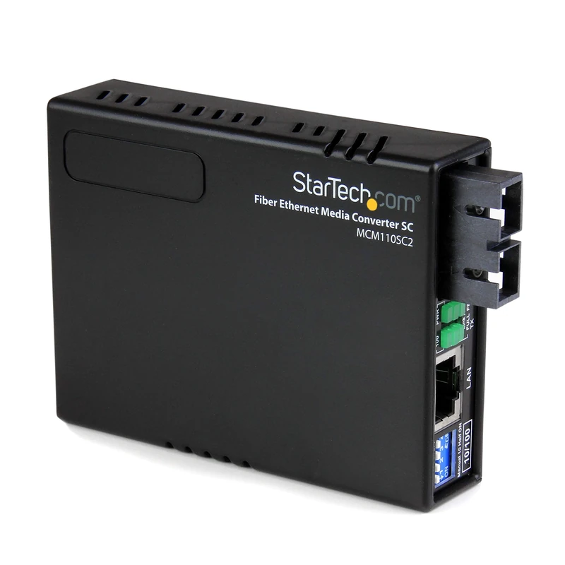 Startech.com 10/100 Multi Mode Fiber Ethernet Media Converter SC 2 km (MCM110SC2EU)