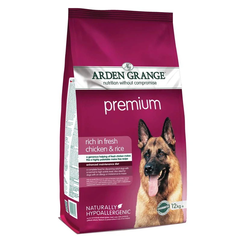 Arden Grange Adult Premium Dry Dog Food - Chicken and Rice 12kg