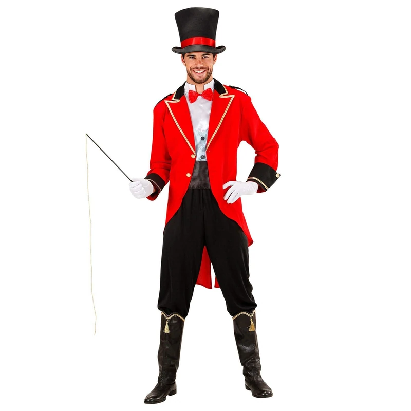 Mens Tamer Man Costume Extra Large UK 46" for Circus Fancy Dress - Image 1