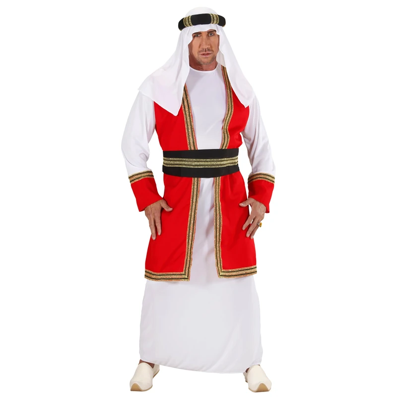 Arab Prince Costume Extra Large for Medieval Royalty Middle Ages Fancy Dress