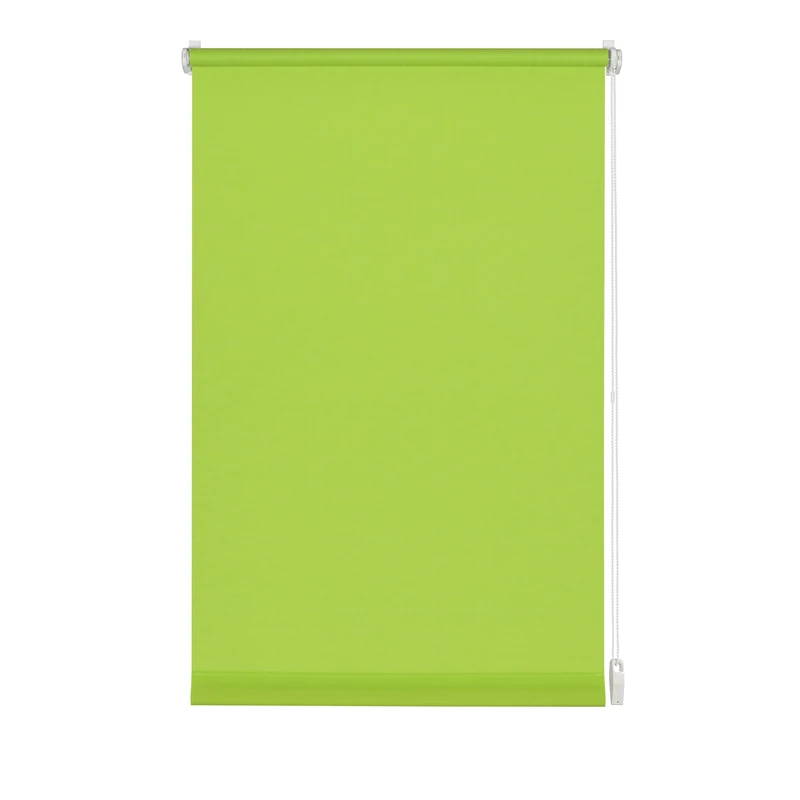 Gardinia Roller Blind for Clamping or Gluing, Daylight Roller Blind, Opaque, Mounting Kit Included, EASYFIX Roller Blind Plain, Green Apple, 120 x 150 cm (WxH)