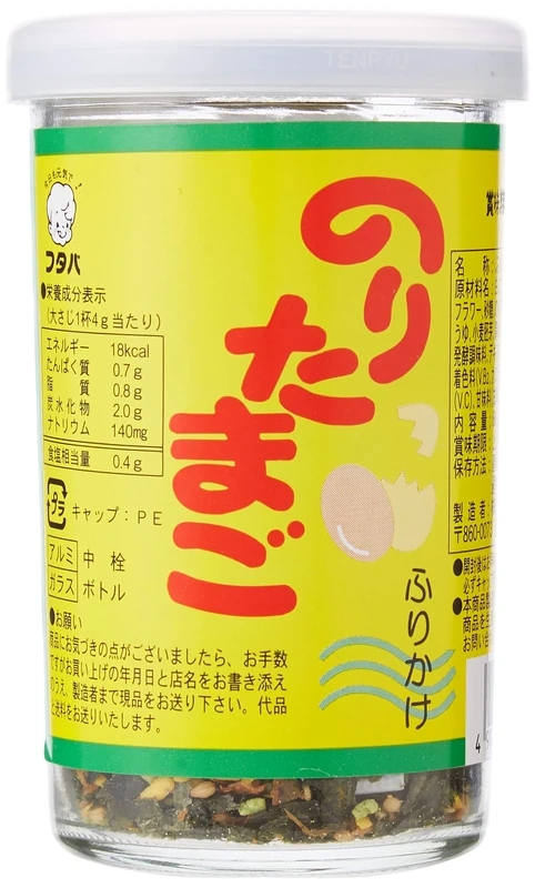 Futaba Noritamago Furikake Seaweed and Egg Rice Seasoning, 60 Gram