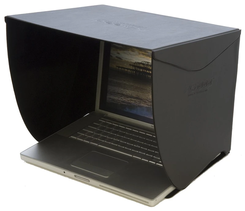 PChOOD 15 Inch Laptop Hood for PC & Mac, Light Absorbing Velvet, Matte Finish, 1 Piece - Image 1