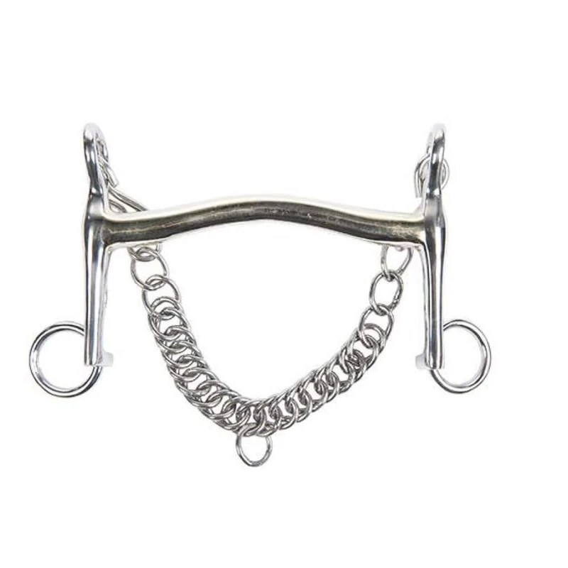 HKM 540625 Baby Argentan Bit, 16 mm, The underside 7 cm, M