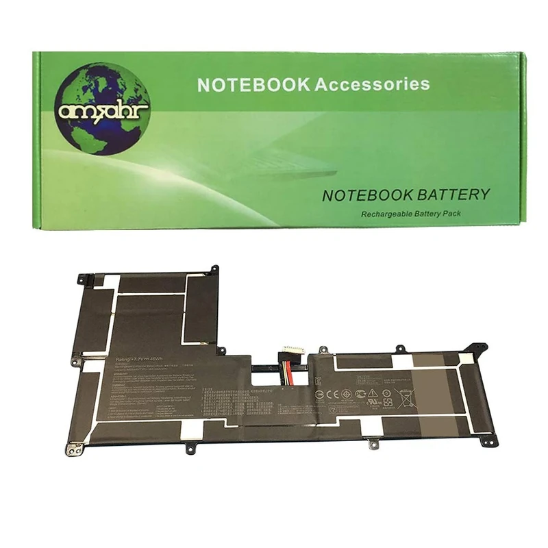 amsahr C22N1623-03 Replacement Battery for ASUS C22N1623, 2(1ICP3/64/121+1ICP4/37/92)-2, C22N1623, Zenbook UX490UA - Includes Stereo Earphone ()