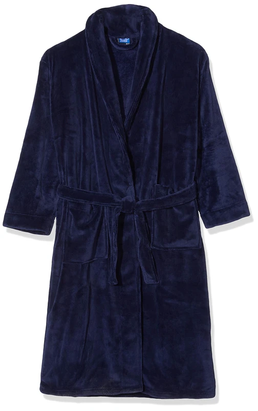 Men's Dressing Gown Super Soft POLAR Fleece Velvet Plush Finish Size XL - Image 1