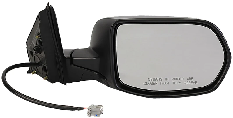 Dorman 955-707 Passenger Side Power Door Mirror - Folding for Select Honda Models, Black