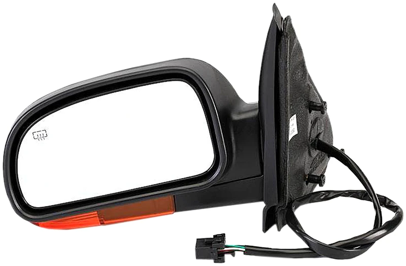 Dorman 955-734 Driver Side Power Door Car Mirror - HeatedFolding with Signal for Select ChevroletGMCOldsmobile Models, Black