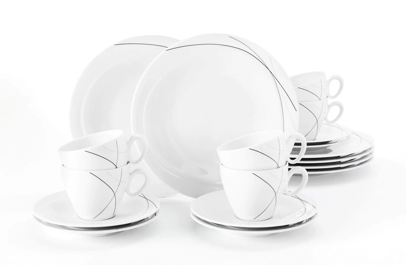 Seltmann Weiden crockery set, Porcelain, White, One Size - Image 1