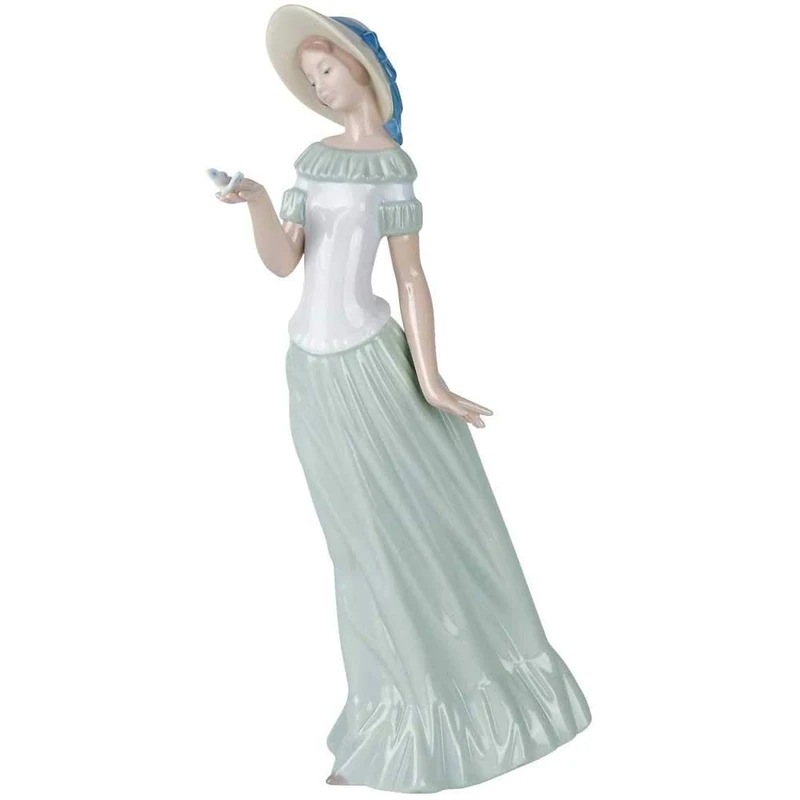 Nao The Butterfly's Dance Porcelain Figurine - Image 1