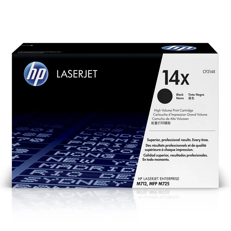 HP CF214X 14X High Yield Original LaserJet Toner Cartridge, Black, Single Pack