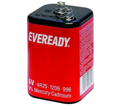 1x EVEREADY Lantern Batteries 996 (4R25 / 1209) 6v Electrical Products
