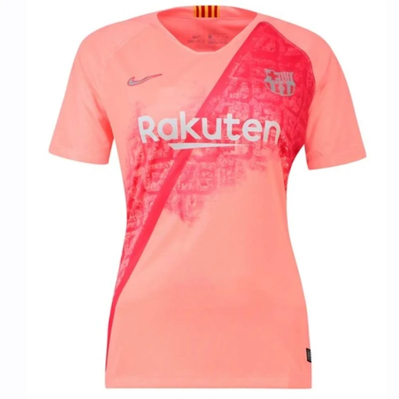 Nike Men FCB W Nk Brt Stad Jsy Ss 3R T-Shirt - Light Atomic Pink/Silver, X-Large