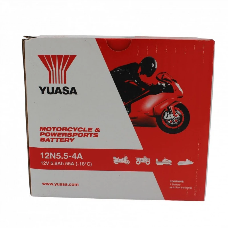 YUASA 12N5.5-4A Motorcycle Battery