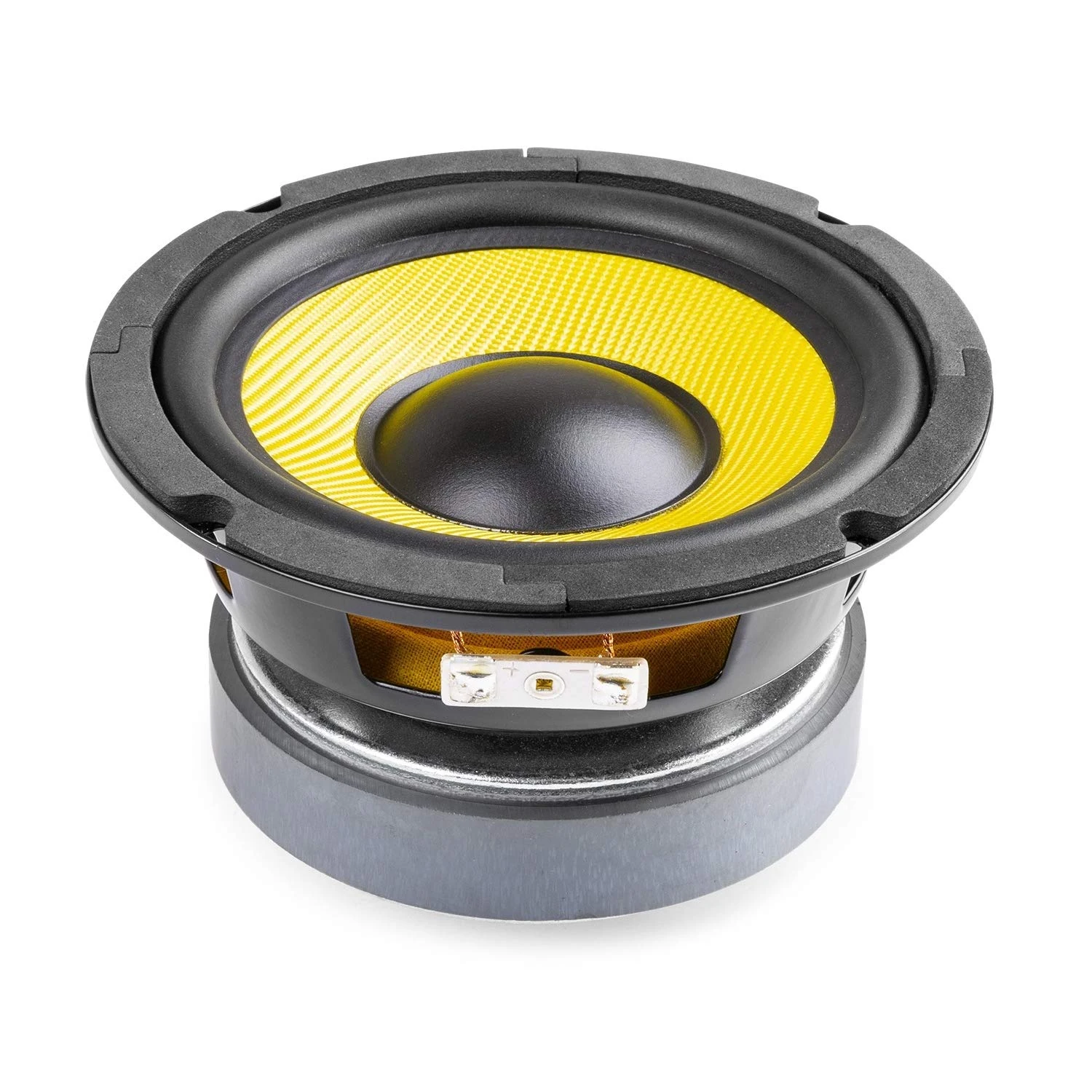 Fenton 5.25" HiFi Speaker Driver Woofer with Kevlar Cone, 200W Full Range Replacement Speaker Drivers, 8 Ohms, Rubber Surround, Vented Magnet, 89dB SPL, DIY Audio Projects and Repairs