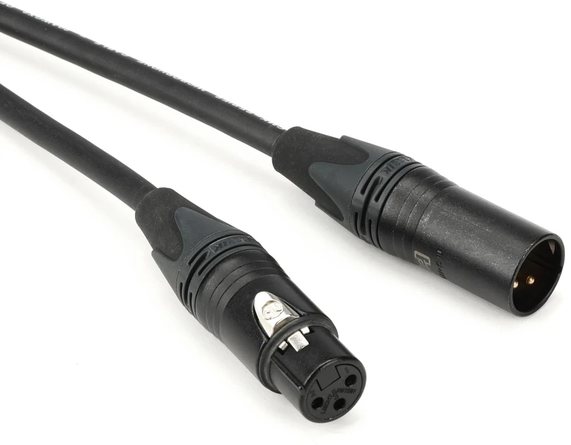 HOSA Edge CMK-050AU Neutrik XLR3F to XLR3M Microphone Cable, 50 Feet