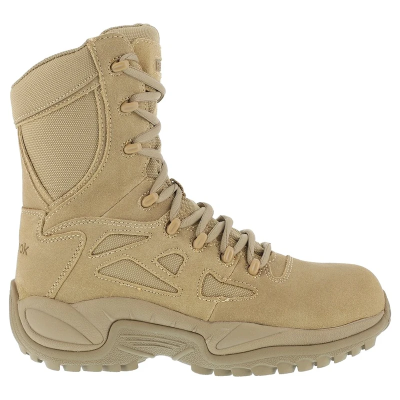 Reebok Work Men's Rapid Response RB8894 Safety Boot,Tan,7 W US