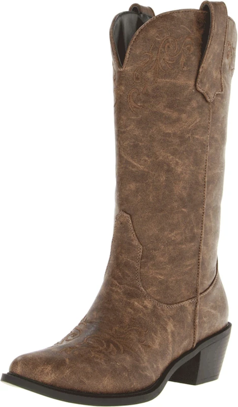 ROPER Women's Western Embroidered Fashion Boot Cowboy, Tan, 4.5 UK - Image 1
