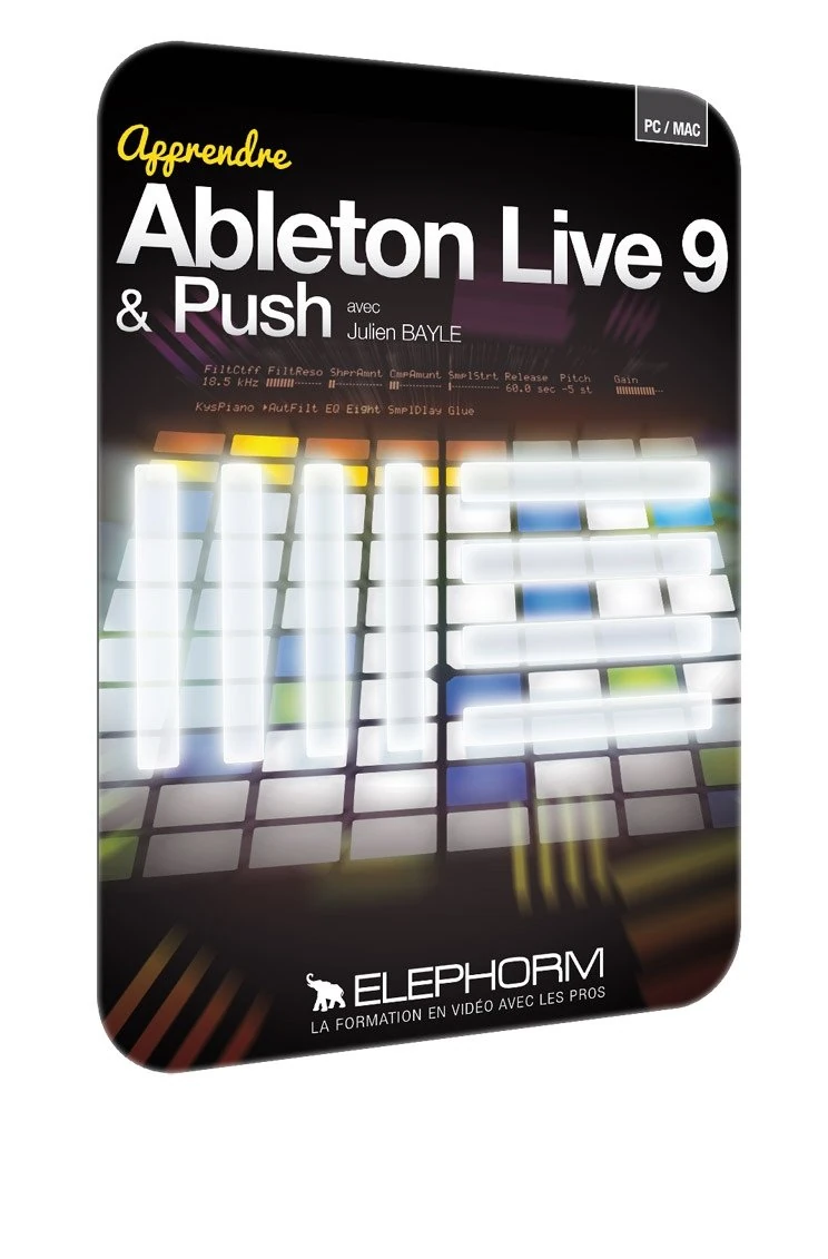 ELEPHORM APPRENDRE ABLETON LIVE 9 ET PUSH Music library, musicpaper, dvd.. Learning DVDs