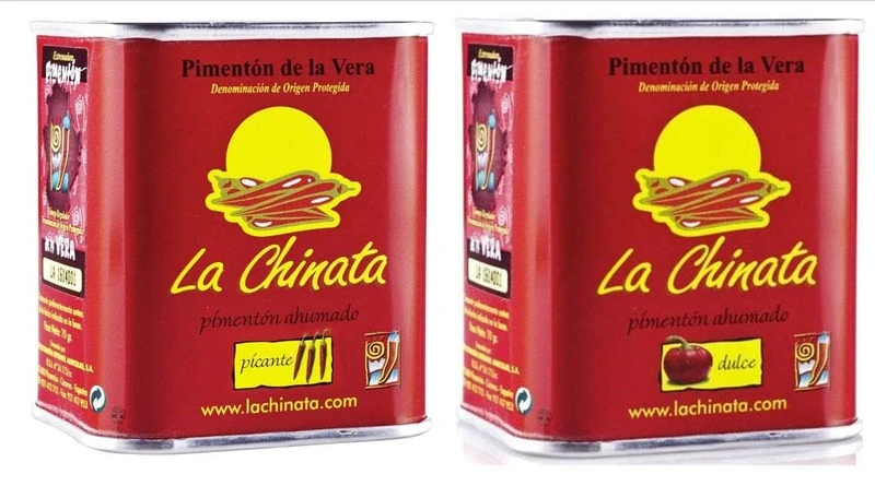 Smoked Paprika Sweet and HOT 2x70g tins D.O.P. - La Chinata Pimenton- The Very Best