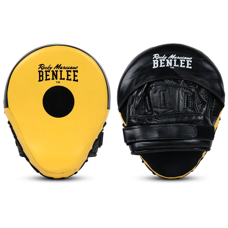 Ben Lee Rocky Marciano Hook & jab pads Jersey Joe Training pads - Black/yellow, One size