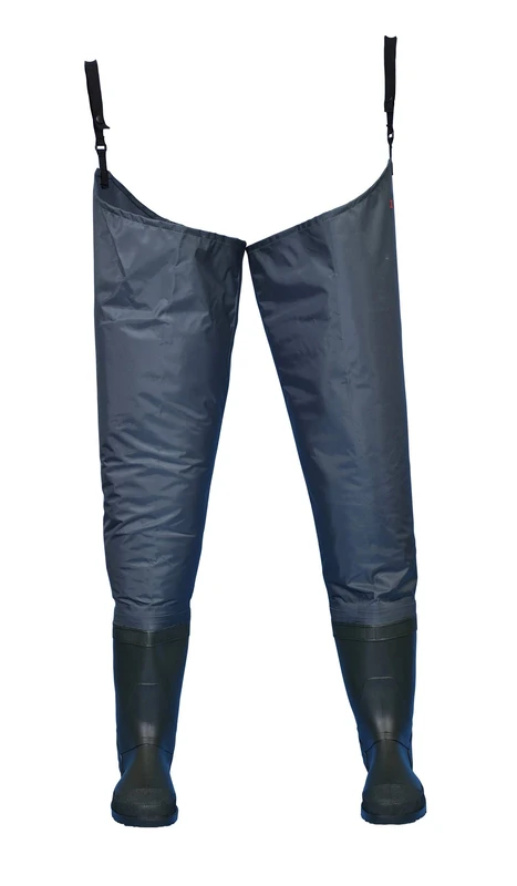 Shakespeare Sigma Nylon Hip Wader, Overalls, Waders, For Wading , Fly Fishing , Hunting , Muck Work, Unisex, Grey/Green, EU 46 | UK 12 |US 13