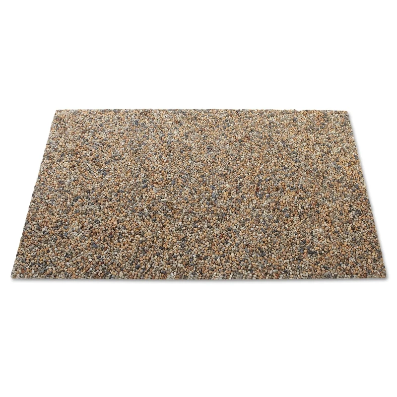 Rubbermaid Commercial Products FG400400ROCK, 45 gal Aggregate Panel for Waste Container - River Rock - Image 1