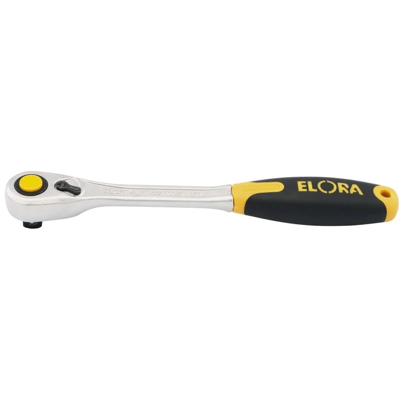 Draper 25930 Elora 1/2" Quick Release Reversible Ratchet Drive with Soft Grip and Fine Tooth, 270mm Length