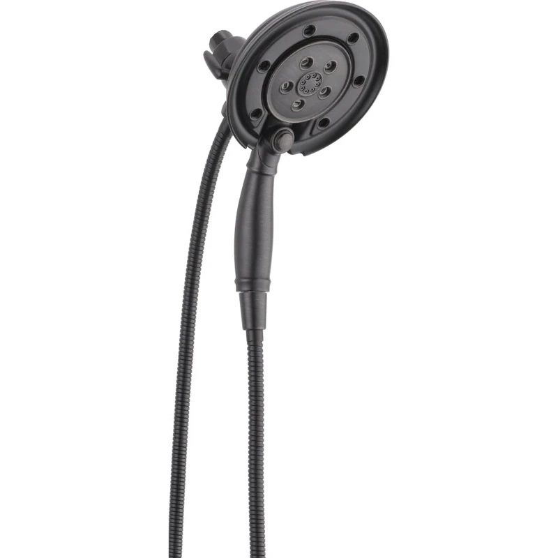 Delta 58471-RB-PK H2Okinetic In2ition 4-Setting Two-in-One Handshower Showerhead, Venetian Bronze