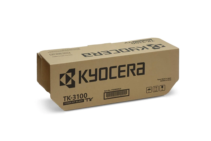 Kyocera TK-3100K Toner Black, Original Premium Cartdrige 1T02MS0NL0. Compatible ECOSYS FS-2100DN, FS-2100D, M3040dn, M3540dn