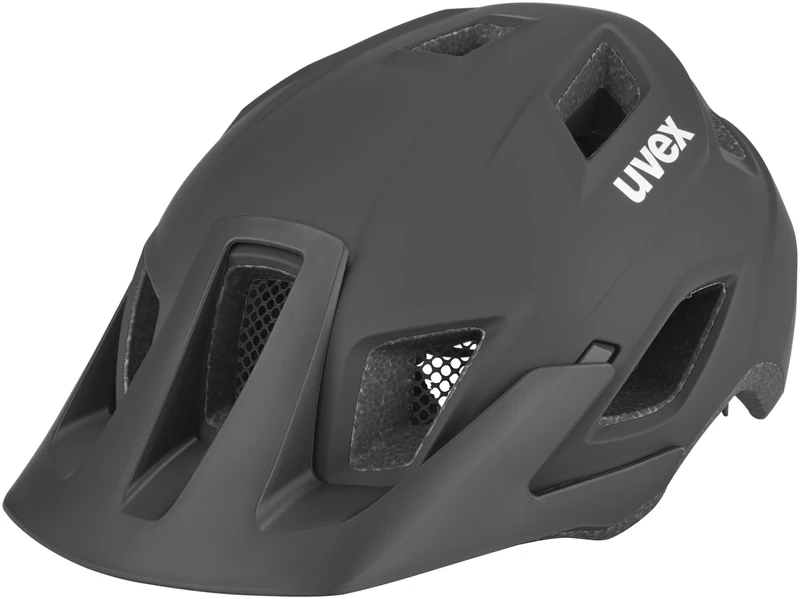 uvex Access - Lightweight Mountain Bike Helmet for Men & Women - Individual Fit - Optimized Ventilation - Black - 52-57 cm