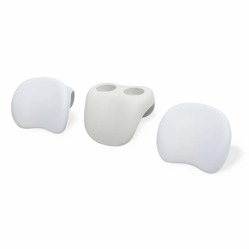 MSPA Alpine Spa Hot Tub Comfort Set Accessory Kit 2 Head Cushions and 1 Drink Holder (Two Headrests & Cup/Drink Holder)