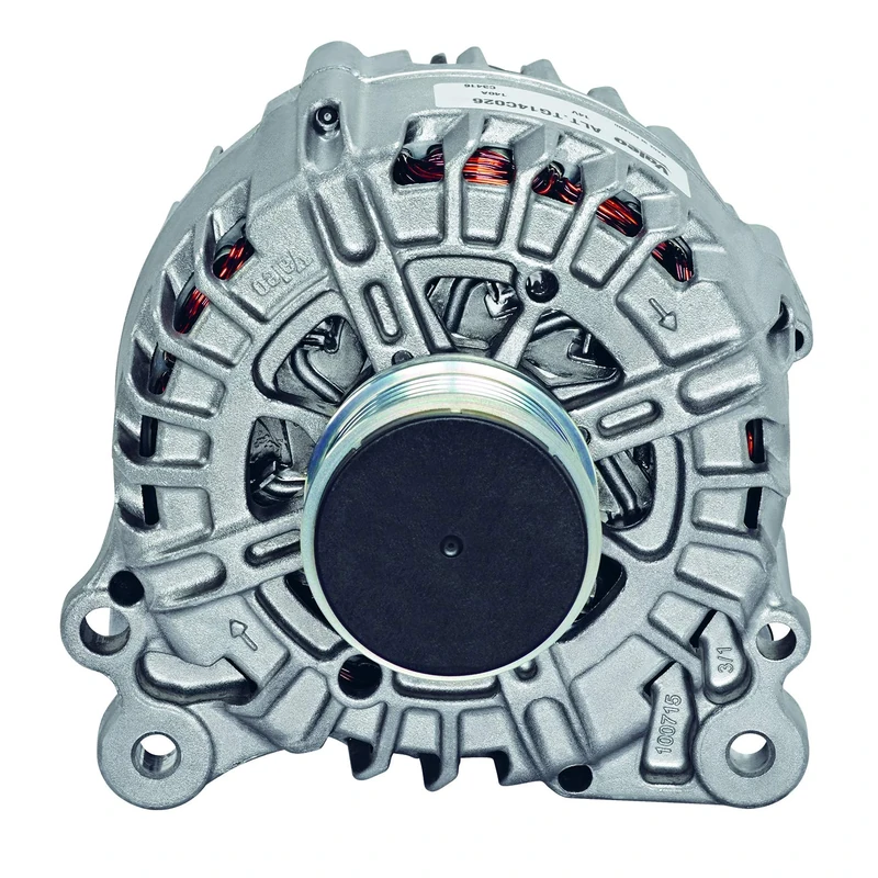 VALEO 439664 Alternator Alternator Charge current: 140 Amp Grooves: 6 grooves Pulley diameter: 57,2 mm Voltage: 14 V Rotation direction: CLOCKWISE