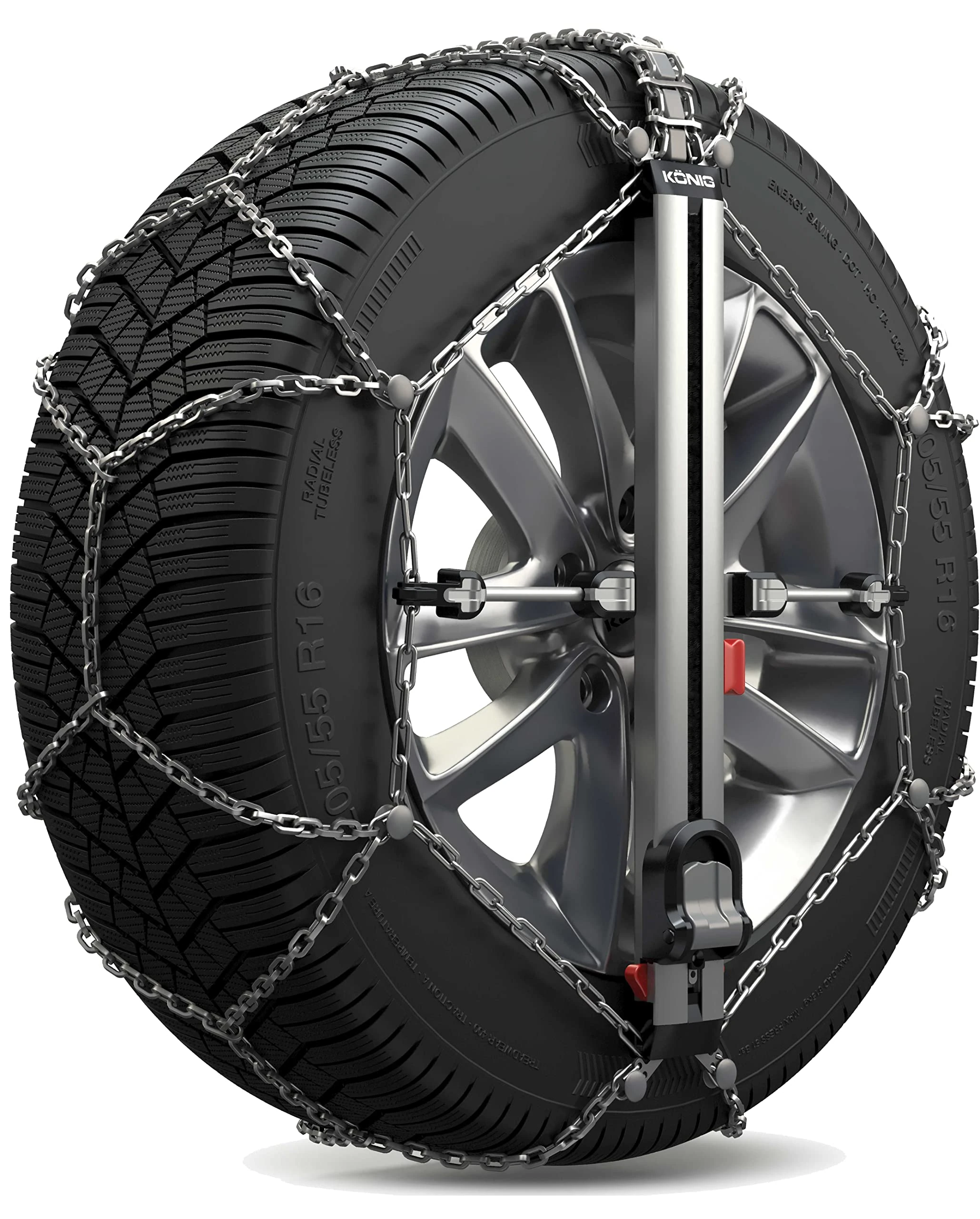 König EASY-FIT CU-9 100 - Snow Chains, 2 Pieces