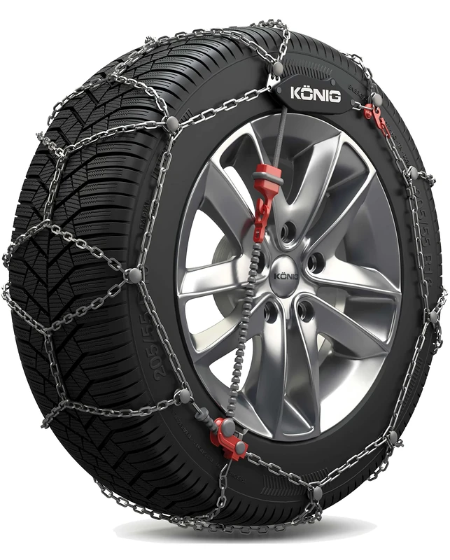 König CG-9 035 - Snow Chains, 2 Pieces